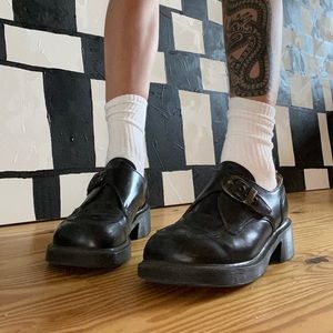 vintage buckle doc martens
